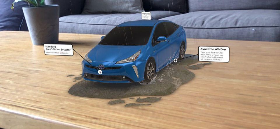 Toyota's AR Experience - TOYOTA