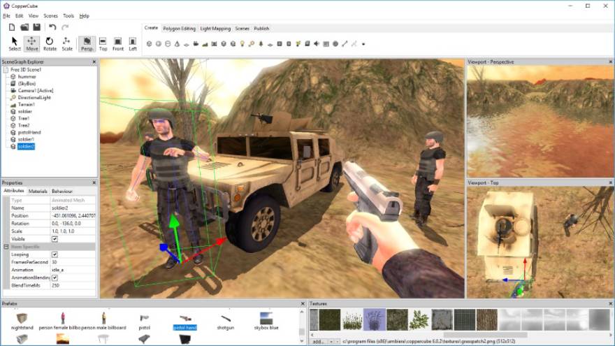 CopperCube 3D Tool for VR Developers
