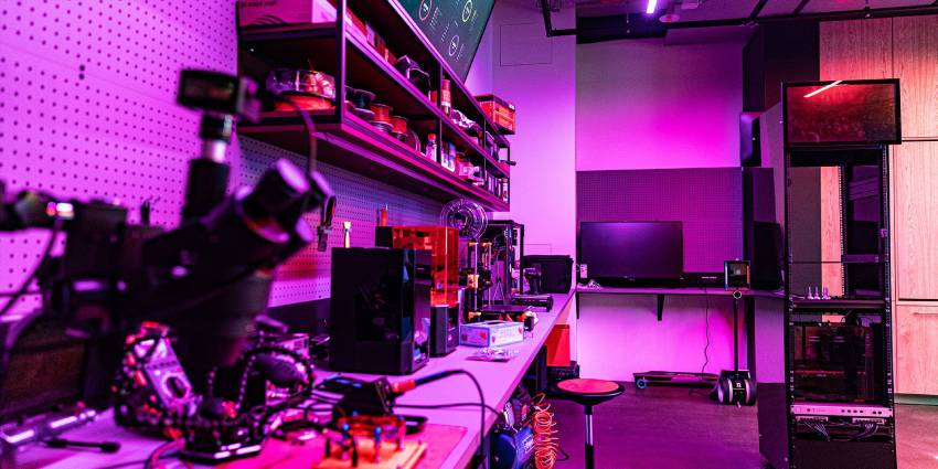 The IoT Lab's hardware workbench allows researchers to dissect devices